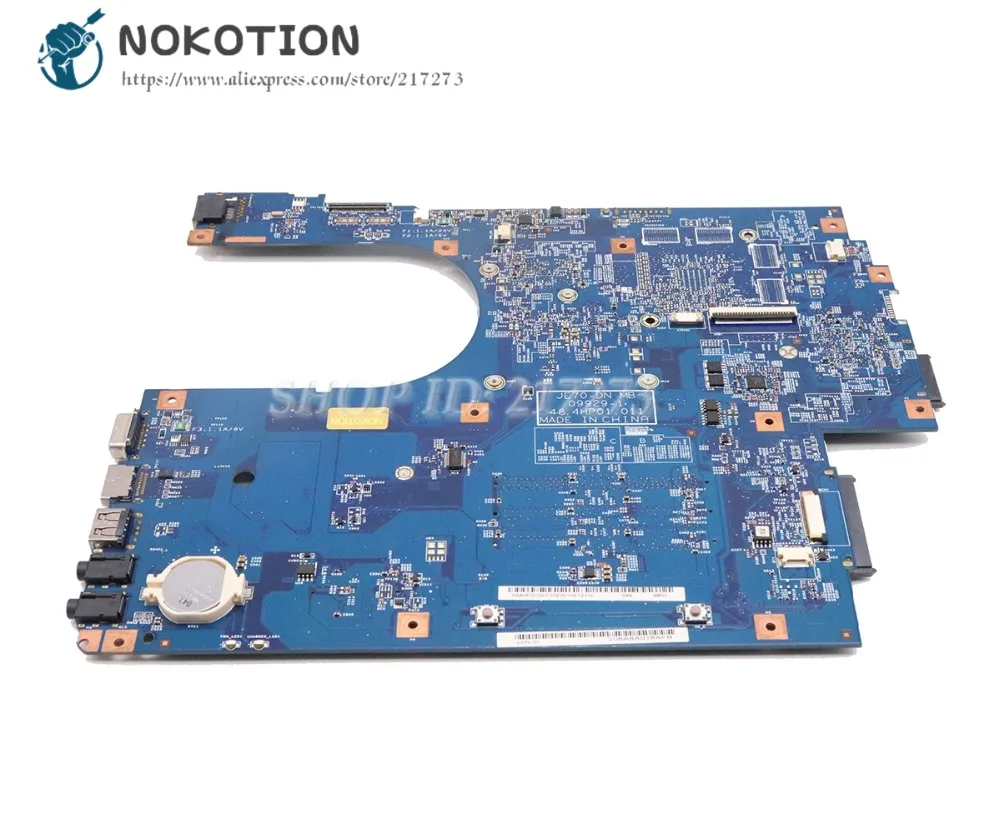 NOKOTION JE70-DN 48.4HP01.011 MBPT901001 основная плата для acer aspire 7551 7551G PC материнская плата DDR3 Бесплатный процессор