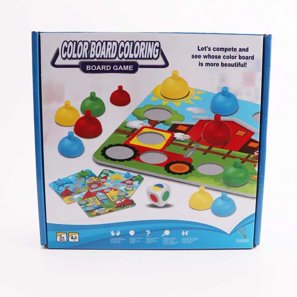 Цветная доска цветная интерактивная игра для вечеринки с памятью детские