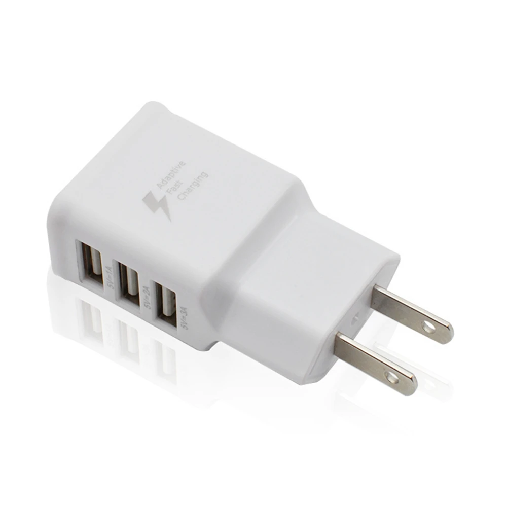 Тройное настенное зарядное устройство USB для Samsung LG Sony Moto Xiaomi Huawei OnePlus ZUK мобильный