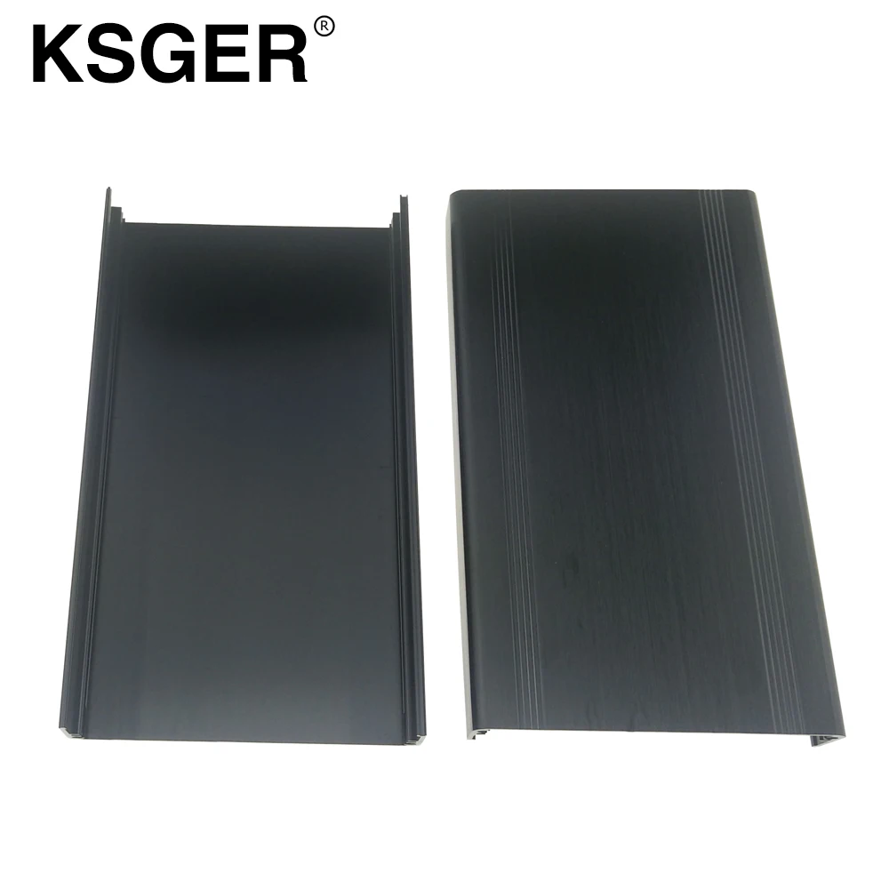 KSGER алюминиевый черный корпус чехол для T12 STC LED контроллер температуры DIY наборы