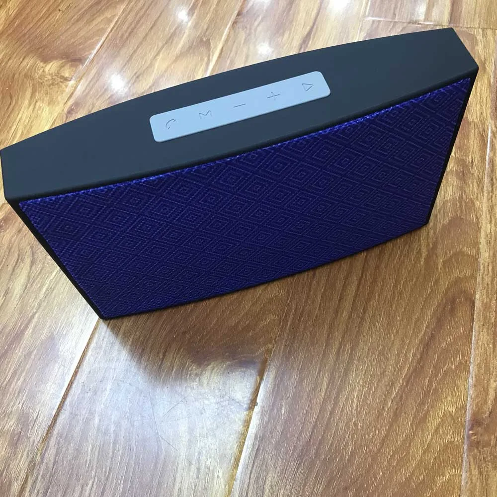 Синий Классический беспроводной динамик Bluetooth стерео плеер Hi-Fi низкоклавишный динамик поддержка USB TF карта двойная 5 Вт с микрофоном для мобильного ПК 1 шт - Цвет: Синий