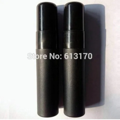 100 шт./лот 5 мл 8 10 Черные бутылки с распылителем 5cc пустая парфюмерная бутылка