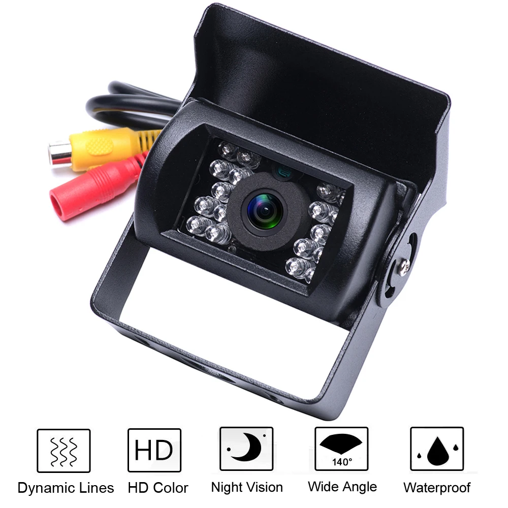 Автомобильная камера заднего вида Podofo динамическая 140 градусов ночное видение|rear