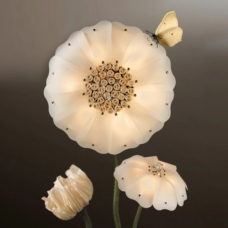 Романтические французские потолочные светильники минималистичные современные