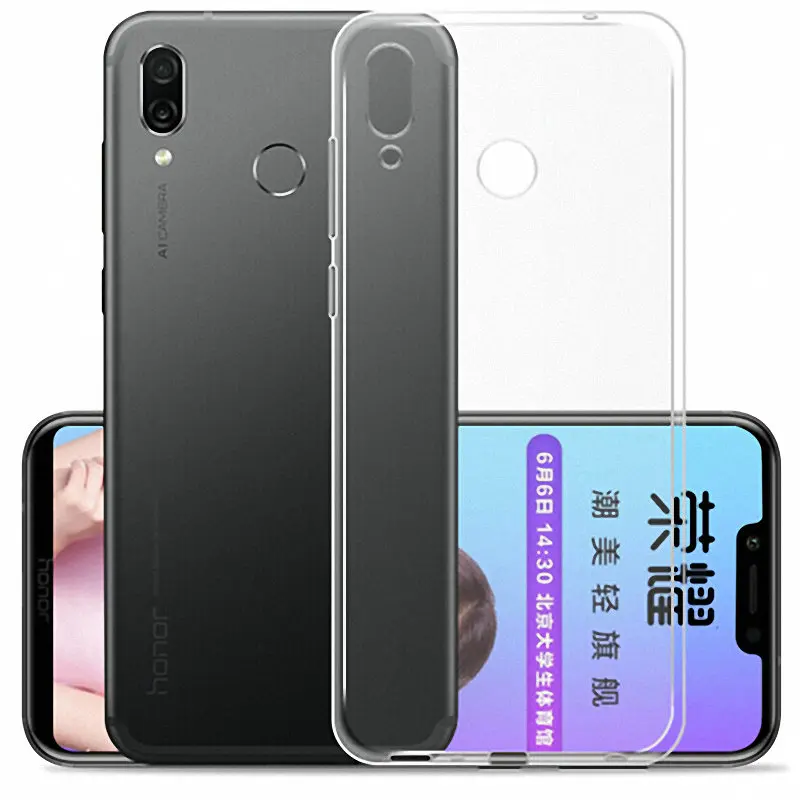 Для Huawei Y7 Pro 2019 DUB LX2 Прозрачный чехол для Y9 JKM LX1 LX3 силиконовый на заднюю панель
