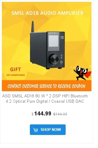 SMSL DP3 DSD DAC аудио усилитель Hifi Bluetooth DAC USB усилитель аудио декодер сбалансированный усилитель для наушников плеер усилители