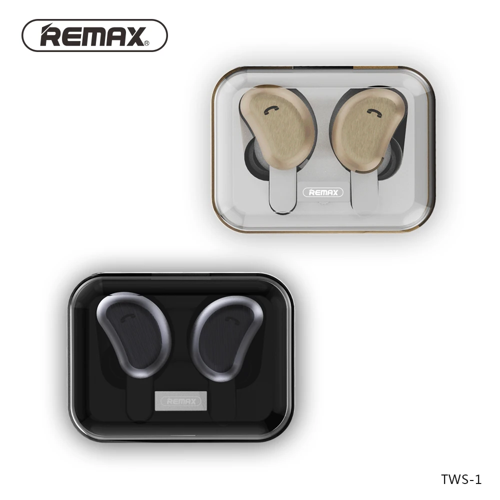 Remax бинауральные беспроводной наушники bluetooth настоящие беспроводные стерео наушники с мини зарядной коробкой басовые наушники для iPhone 8 Xiaomi