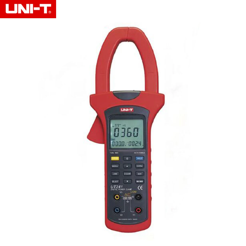 UNI T ut241 1000a цифровой зажим Мощность метр Правда RMS и гармоник клещи|power meter|true rmsclamp