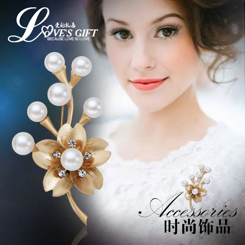 European and South Korea style of jewelry host suit or dress accessary brooch pin birthday as great gift for girls lady | Украшения и