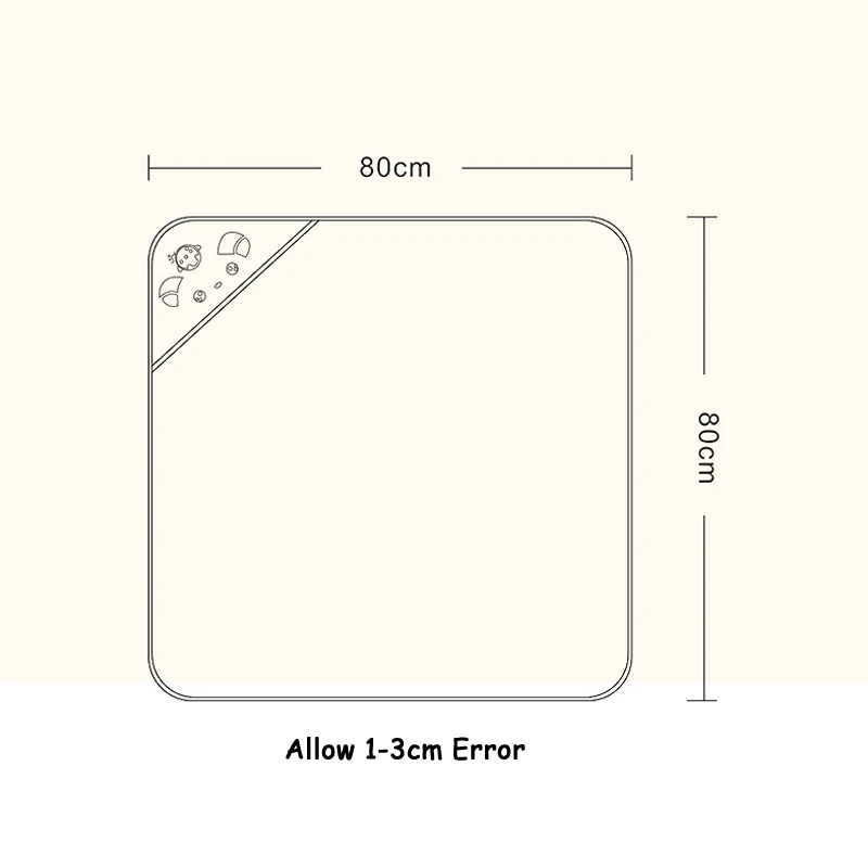 Одеяло хлопковое для новорожденных 80x80 см | Мать и ребенок