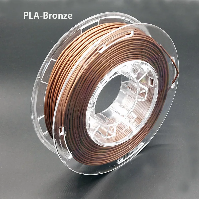 200g-PLA-bronze Продукт, тестовая нить для 3d принтера, 1 кг, 1,75 мм, PETG, синяя, 800 г, 1,75 мм, углеродное волокно, 1 кг, 1,75 мм, PLA, как шелковый Цвет - Цвет: 200g-PLA-bronze