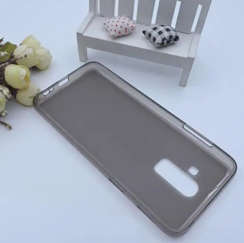 Чехол для samsung GALAXY J8 2018 Мягкие TPU Crystal Clear ультра тонкий прозрачный защитный Пудинг
