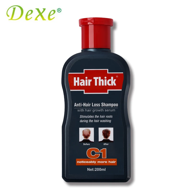 C1 200ML Dexe шампунь для волос набор против выпадения волос Sunburst уход Китайский травяной продукт для роста волос уход за волосами для мужчин и женщин 200 мл - Цвет: C1 200ML