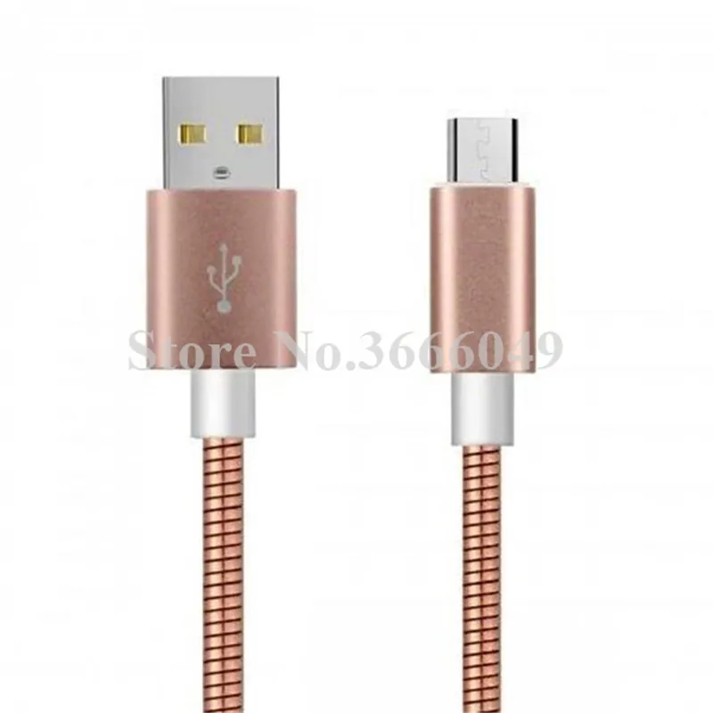 10 шт. 1 м 3FT usb c Нержавеющая сталь Micro USB кабель зарядное устройство для samsung android для iphone 5 6 7 8 IOS11