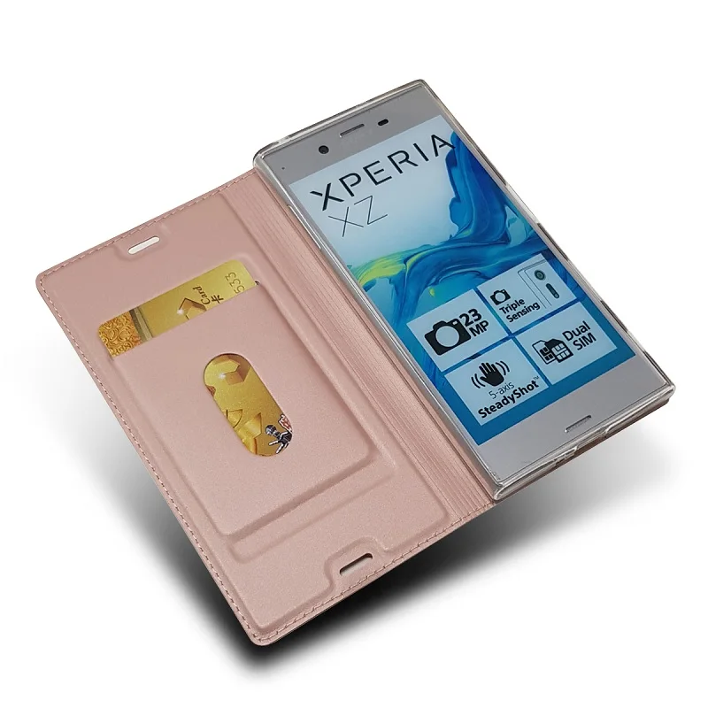Роскошный чехол для Coque sony Xperia XZ, чехол-книжка, кожаный чехол fundas capa для sony Xperia XZ F8331, две sim-карты, F8332, чехол, задняя крышка, кожаные сумки