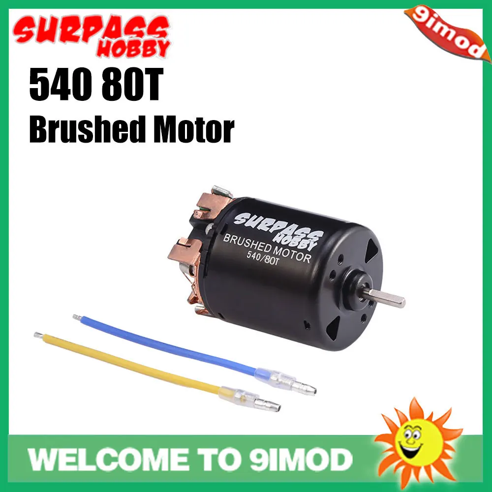 Двигатель с щеткой SURPASS HOBBY 540 13T 17T 21T 23T 27T 35T 45T 55T 80T для внедорожника TRAXXAS HSP HPI Tamiya