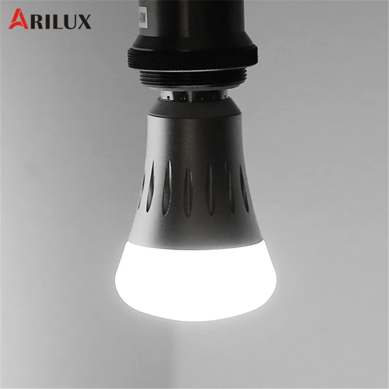 Светодиодная лампа ARILUX E27 7 Вт 22 светодиода RGB + белая с регулируемой яркостью WIFI