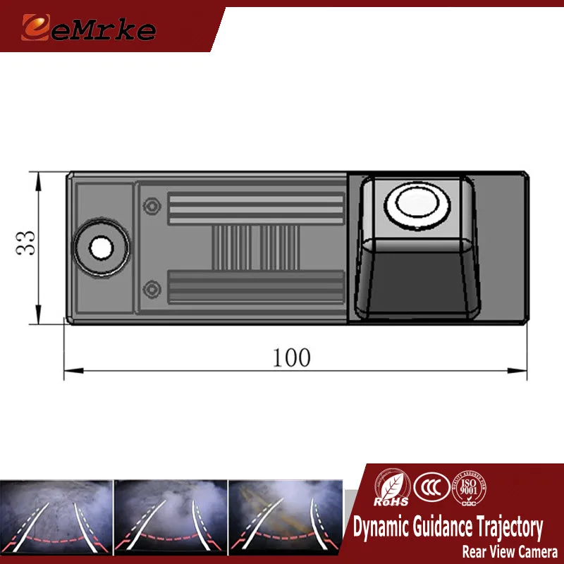 

EEMRKE Dynamic Trajectory Parking Line Camera Vehicle Rearview Reversing Tracks Camera For Hyundai Tucson IX35 2014 2015 2016