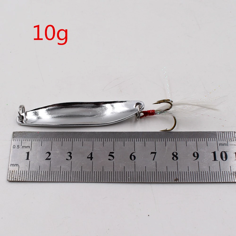 2019 Высокое качество 6 размеров 5g 7g 10g 13g 18 г 21 1 Ps блестками Silver Spoon приманка для