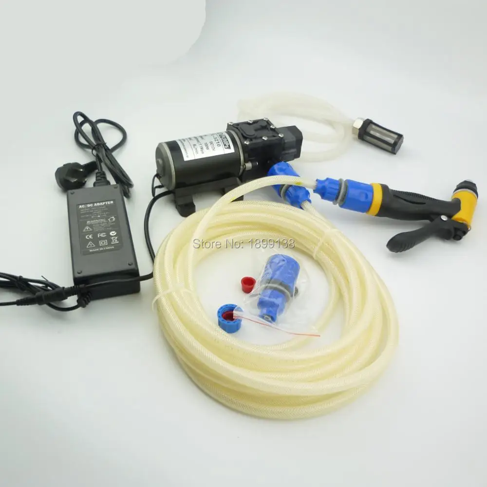 Pаспродажа Автоматическая мойка высокого давления, портативная мойка автомобиля 12 в 100 Вт, мойка автомобиля