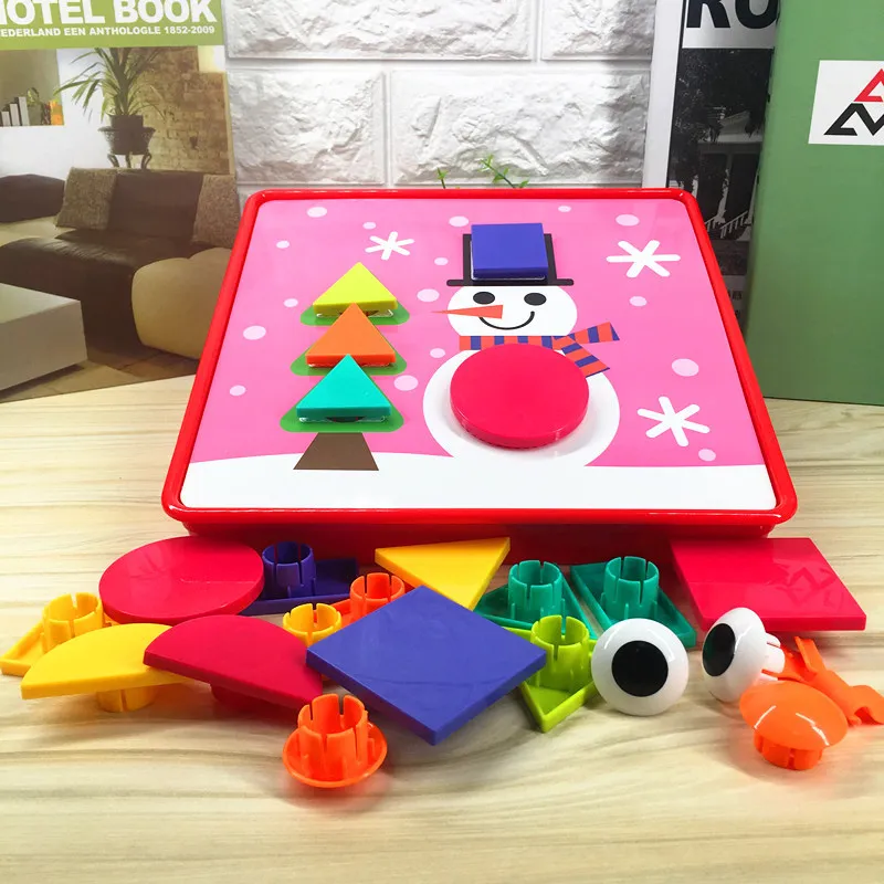 3D пазлы игрушки для детей композитная картинка головоломка креативная мозаика