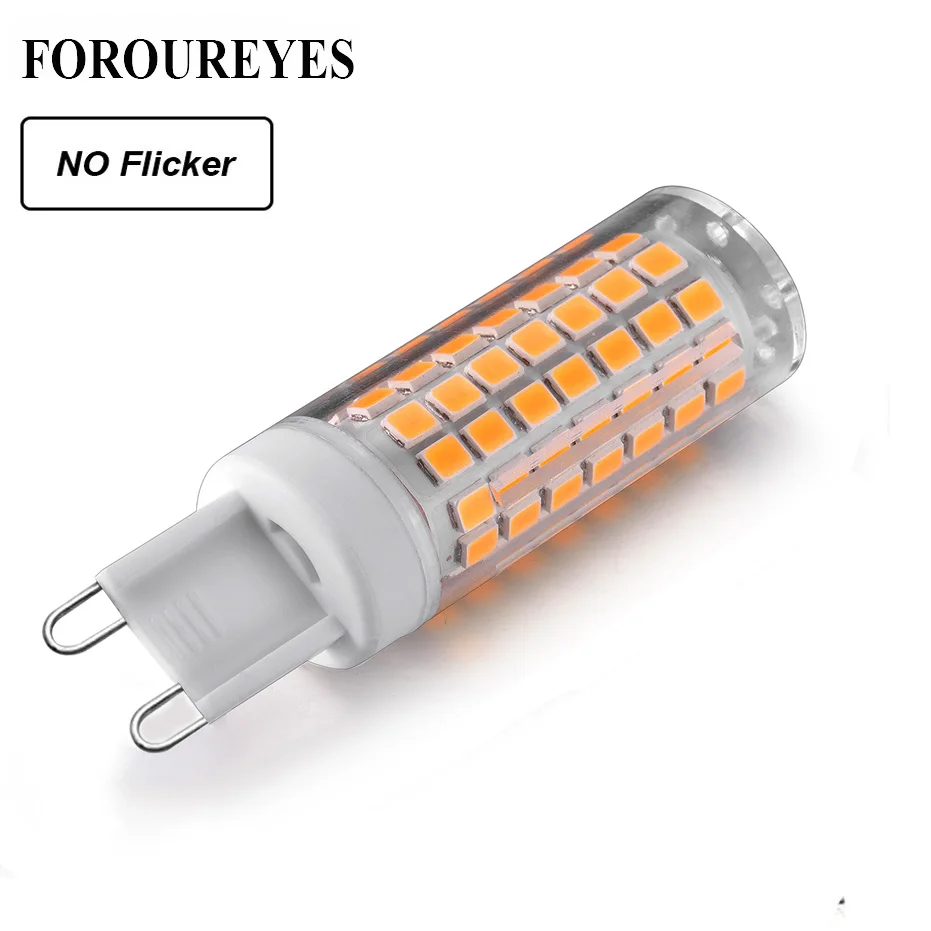 G9 светодиодный светильник AC220V 110 без мерцания, светодиодный лампы 2835SMD 6 Вт 690LM супер яркая люстра светильник заменить 70 Вт галогенная лампа