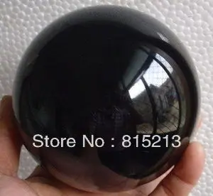 

ddh0013 HOT SALE Beautiful obsidian crystal ball 60mm+stand + free gift