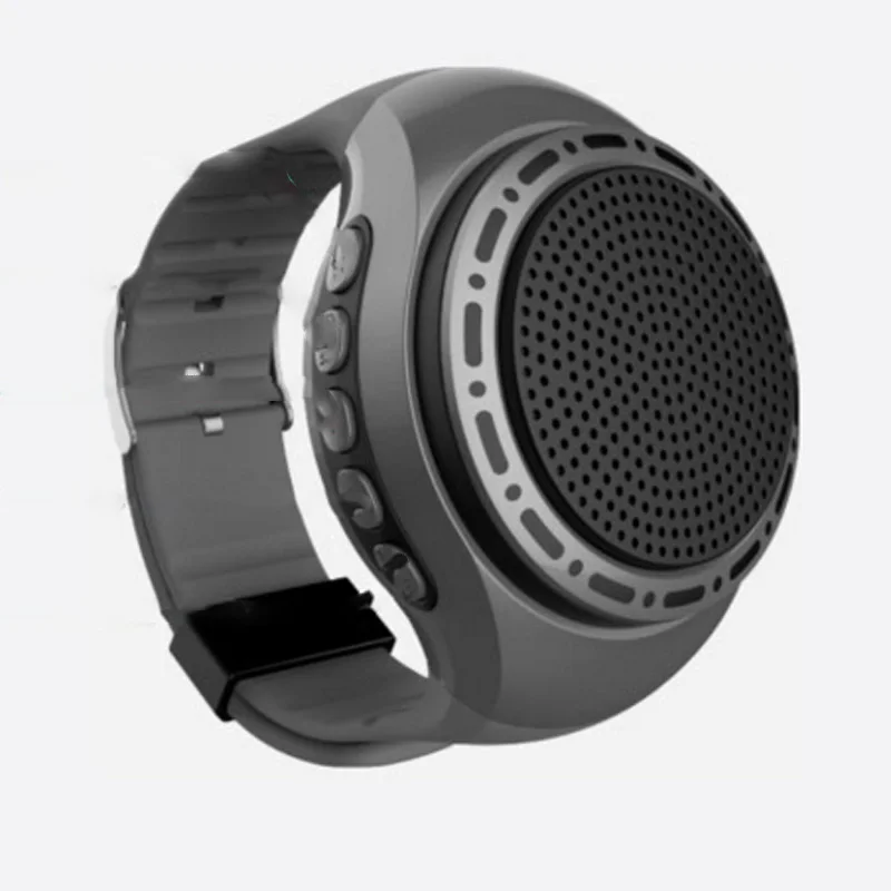 Беспроводной Bluetooth часы динамик с микрофоном Поддержка TF карты FM радио браслет