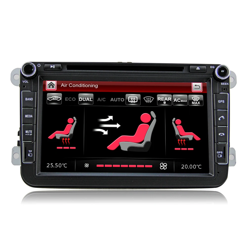 2 din мультимедиа автомобиля для VW GOLF DVD PASSAT B6 B5 jetta Polo CC TIGUAN OCTAVIA 2din автомобильный 8