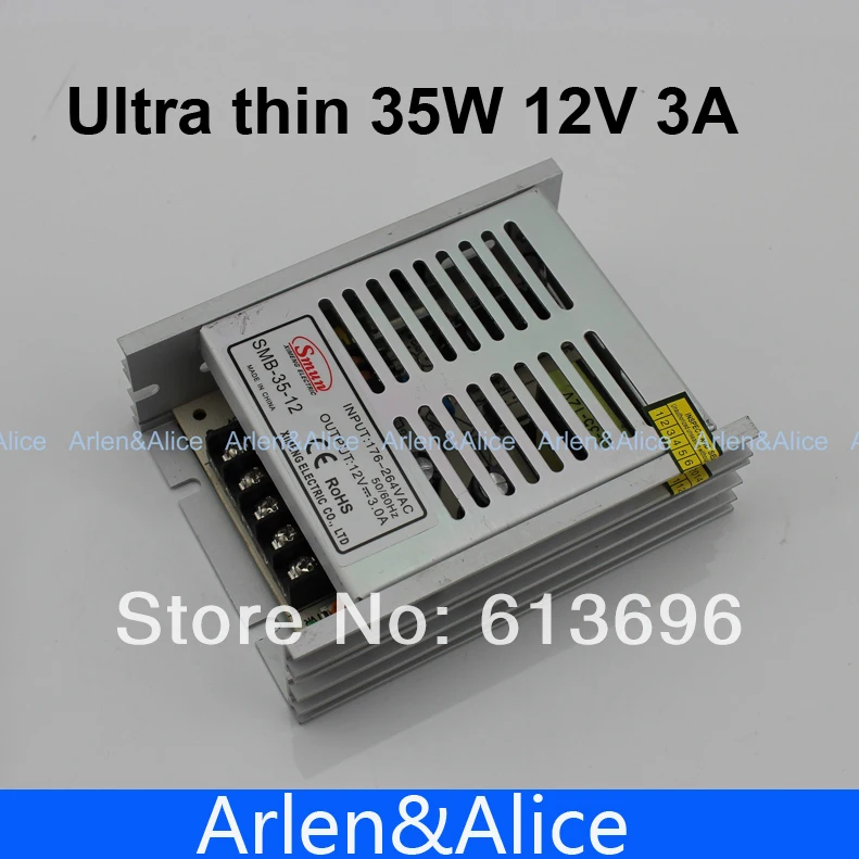 Ультратонкий импульсный источник питания с одним выходом для светодиодной ленты