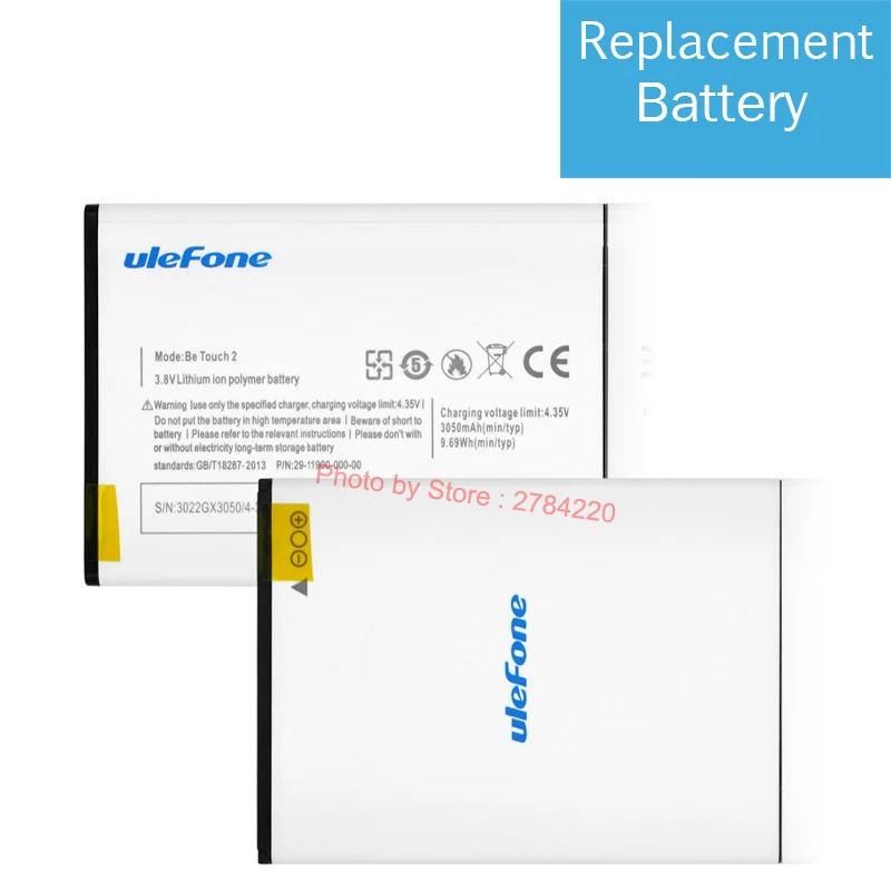 3050 мАч Новый Сменный аккумулятор для Ulefone Be Touch 2 / 3 Батарея Аккумуляторы мобильных
