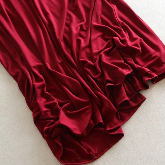 

New Women's Comfortable Casual Daily Wear Pregnant Maternity Solid Color Dress Modal cotton dresses for part gown photo shoot