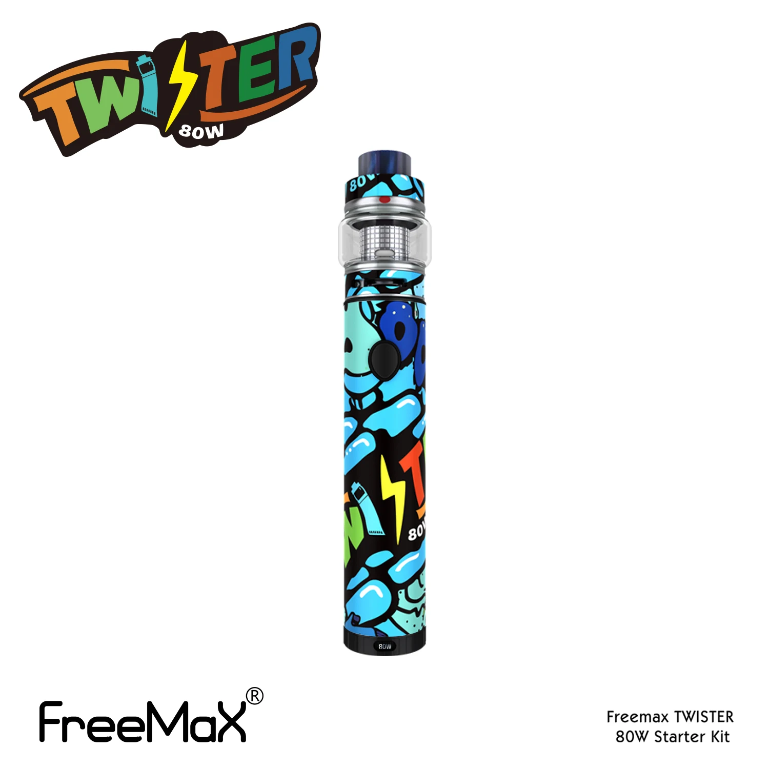 FreeMax электронные сигареты shisha pen Twister 80 Вт вейп ручка комплект 5 мл бак 2300 мАч