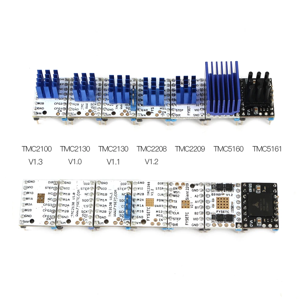 TMC2100 V1.3 TMC2130 TMC2208 V1.2 TMC2209 V3.0 TMC5160 TMC5161 шаговый двигатель бесшумный драйвер StepStick бесшумный превосходной стабильностью