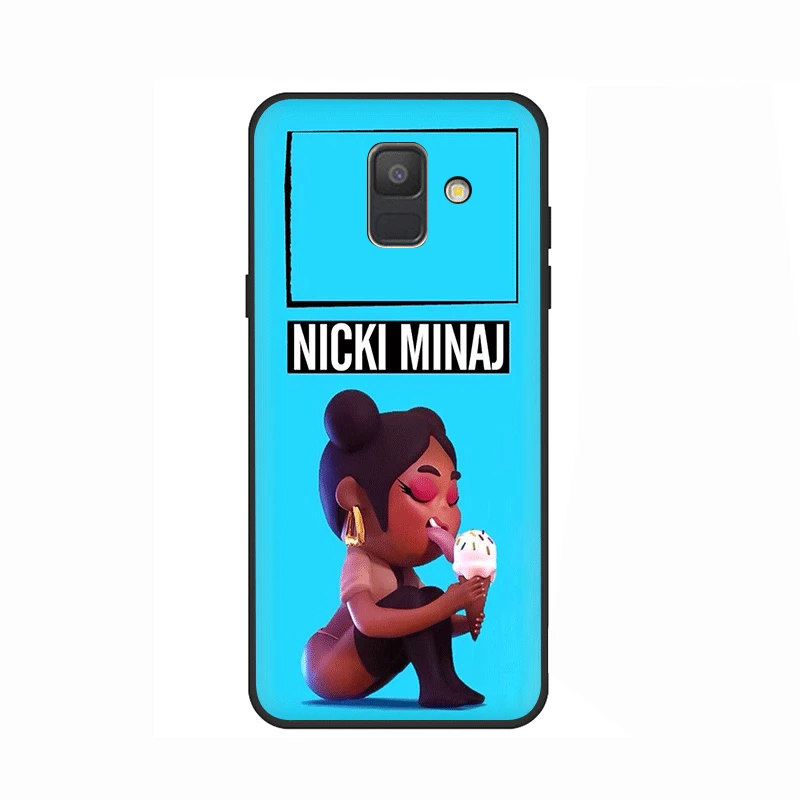 B10 В стиле Nicki Minaj, мягкий силиконовый чехол для телефона для samsung GaLaxy A3 A5 A6 A7 A8 A9 A10 A30 A40 A50 A70 J6 - Цвет: B10