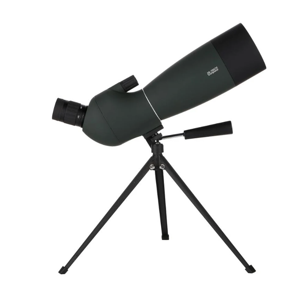 FIRECLUB 20-75x70 HD телескоп со штативом портативный трав чехол для переноски наблюдения за птицами Охота монокулярный телескоп Зрительная труба