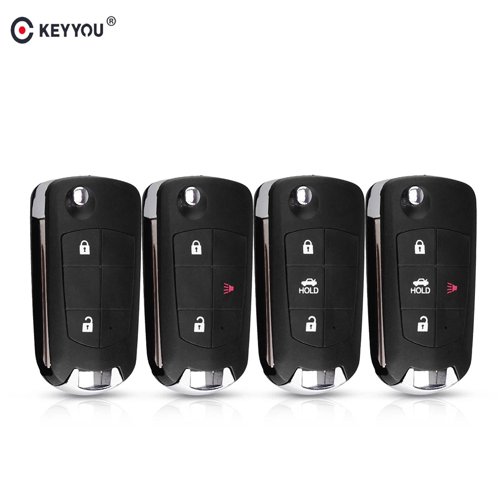 Модифицированный Автомобильный откидной ключ KEYYOU с 2/3/4 кнопками для Nissan Versa 2012 2013