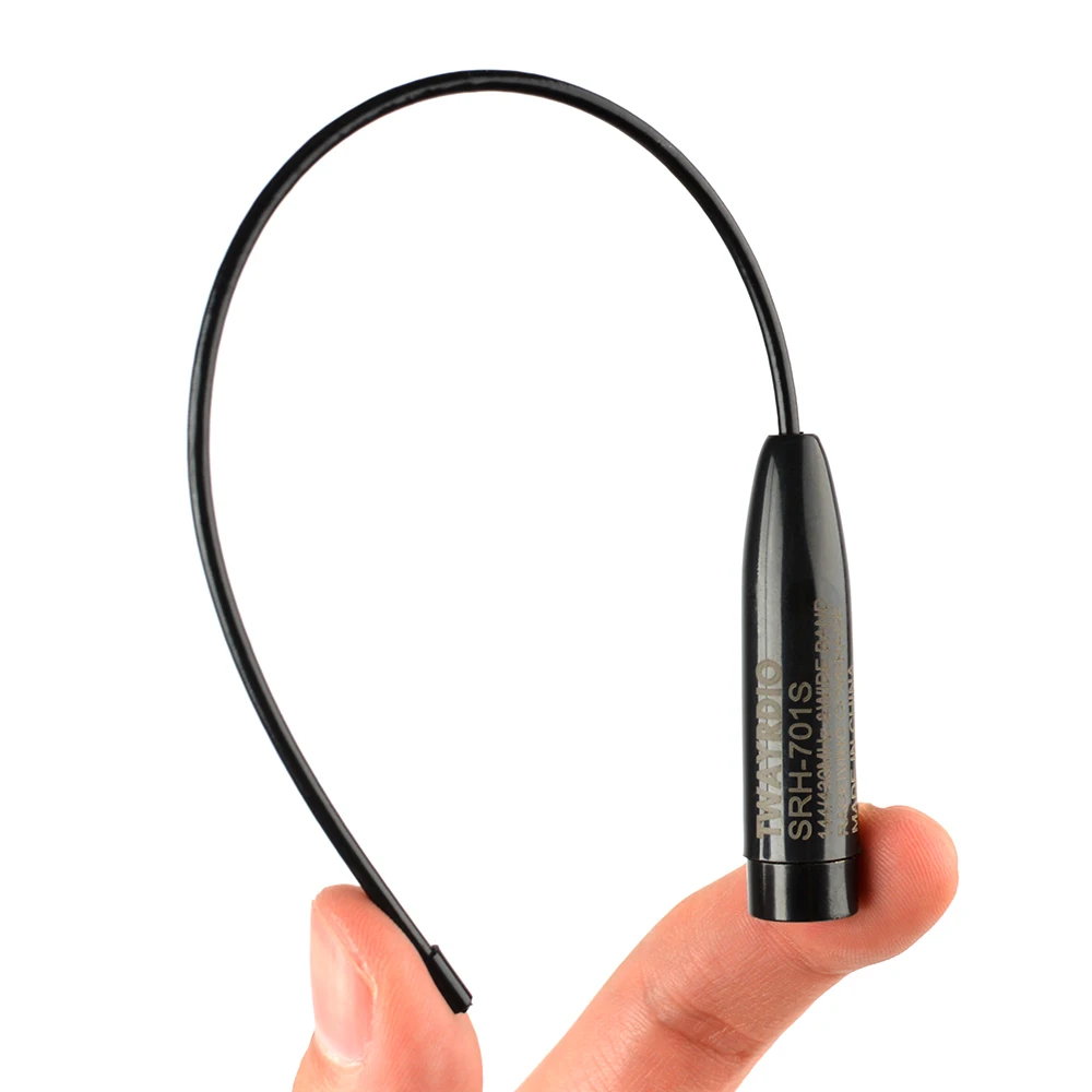 HYS SRH701S Walkie Talkie sma мале Антенны VHF и UHF Dual Band 144/430 мГц гибкие ветчина ручной