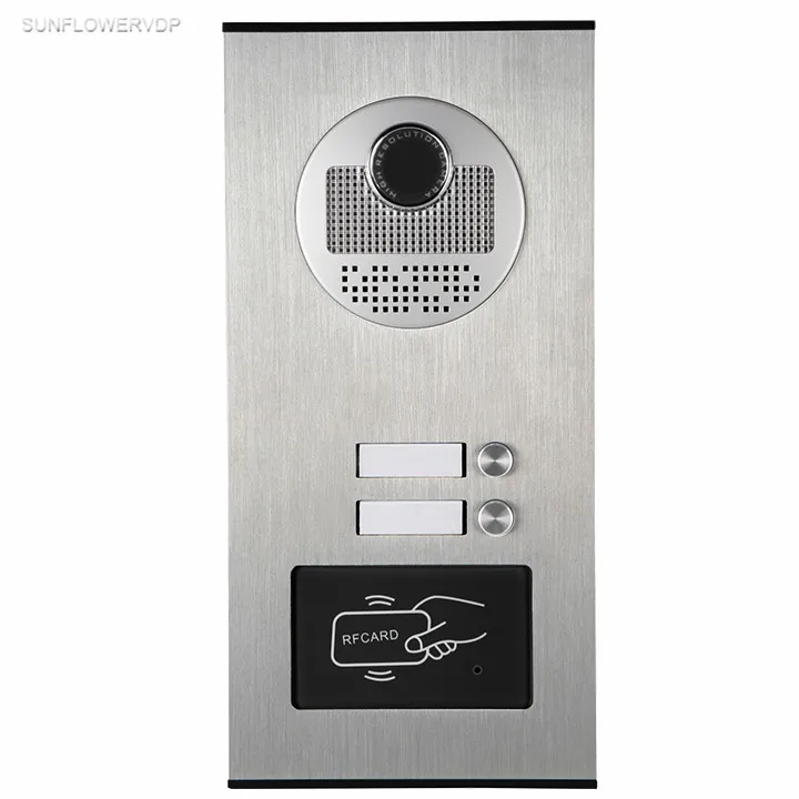 Для 2 домофон для квартиры дверной радиочастотной камеры кнопки контроль доступа