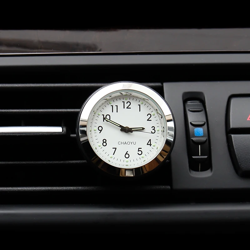 

Car-styling Quartz Clock Air Freshener Watches Perfumes 100 Original Ornament Clock For Sedan Air Conditioning Vent