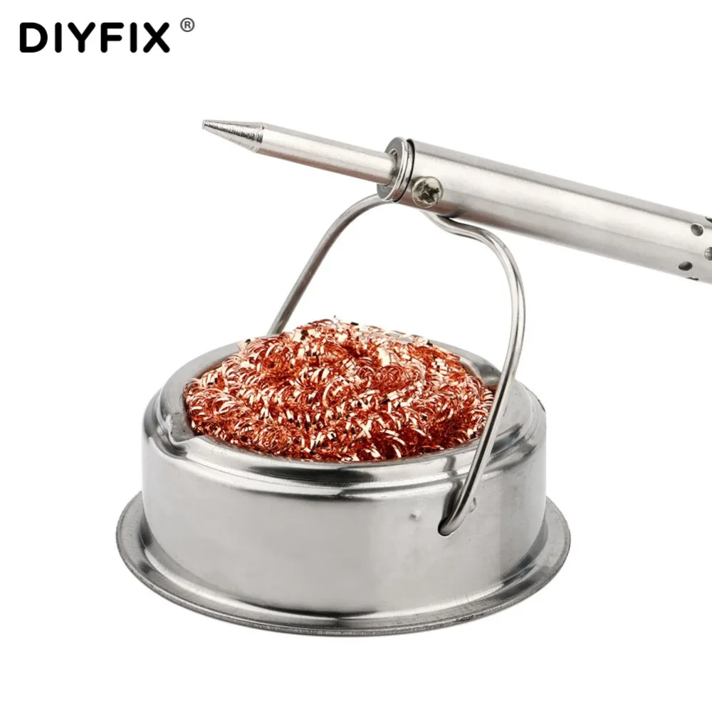 Набор инструментов DIYFIX для сварки пайки паяльника наконечников очистки стальной