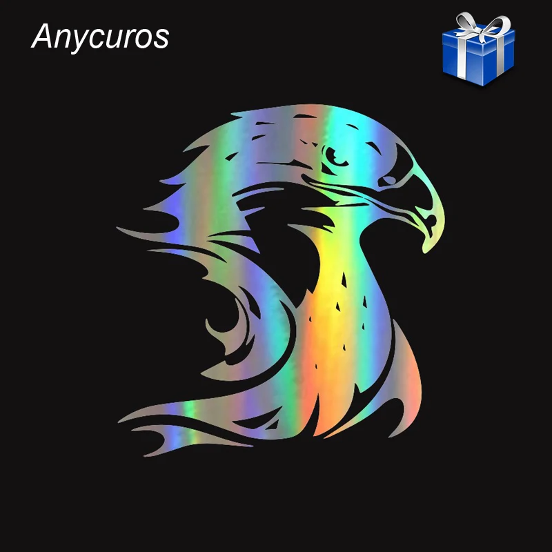 Anycuros Fire Flame Eagle Hawk наклейка на голову автомобиля виниловая для стайлинга