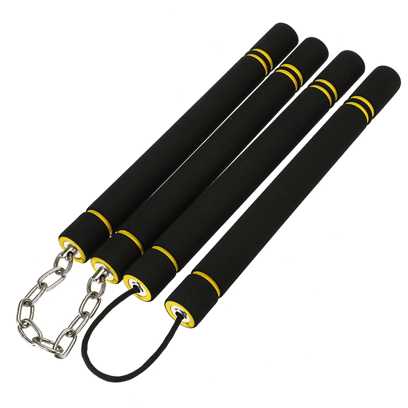 Боевое искусство тхэквондо Nunchakus Safty Nunchucks губка двойной косточки пена палка цепь