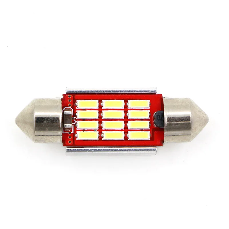 Edis светильник 2 шт. светодиодный 36 мм белый Canbus без ошибок C5W лампы 4014SMD номерного