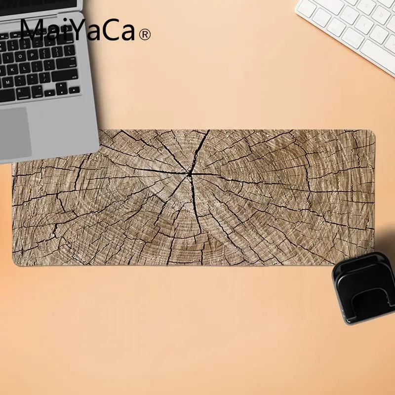 LockEdge 30X90cm MaiYaCa дизайн коричневый деревянный коврик для мыши геймерская игра коврики геймерская скорость мыши розничная маленький резиновый коврик для мыши - Цвет: LockEdge 30X90cm