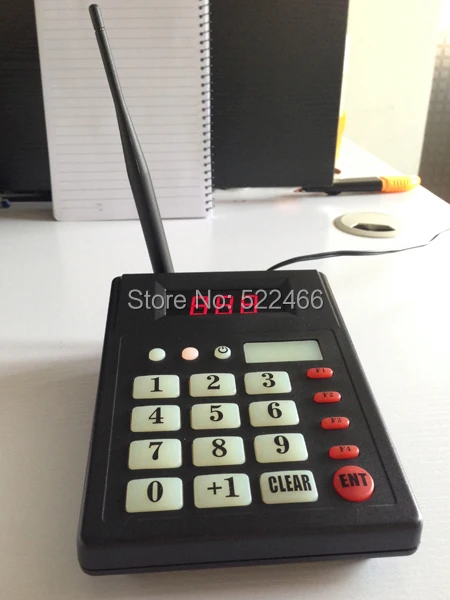 One set Electronic Wireless Call Calling System kitchen device W watch pager receiver and Guest buzzer Menu base | Компьютеры и офис