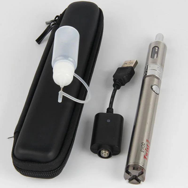 EVOD Twist2 батареи 1600 мАч электронная сигарета starter kit с контроля потока воздуха танк