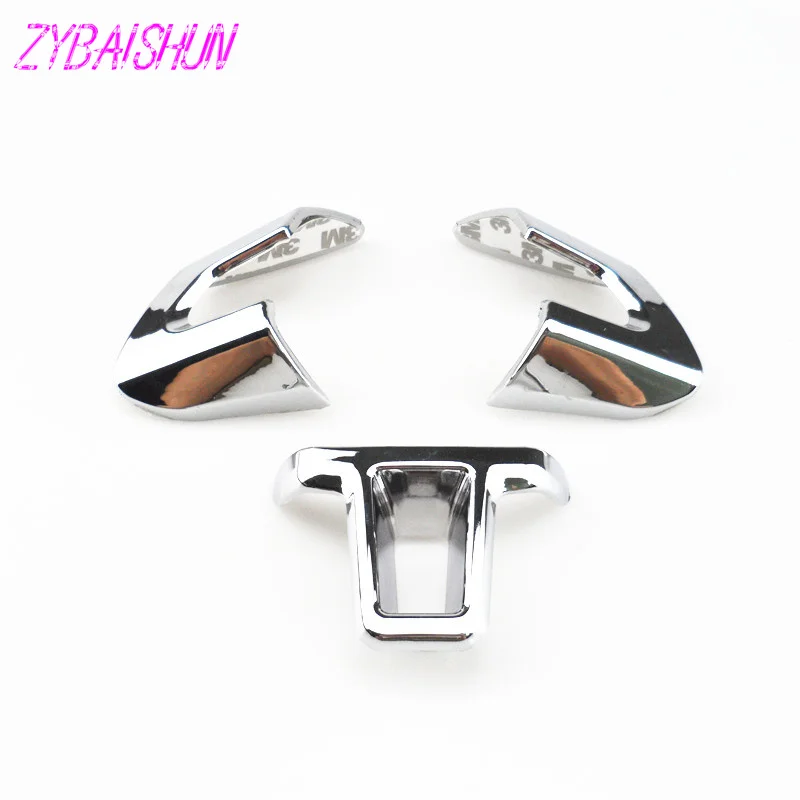 

Набор из 3 предметов для VW Golf 6 Mk6, мужские поло Jetta MK5 2009 2010 2011, мужские поло bora, рулевое управление, хромированная отделка, обрезанная Обложка, ...