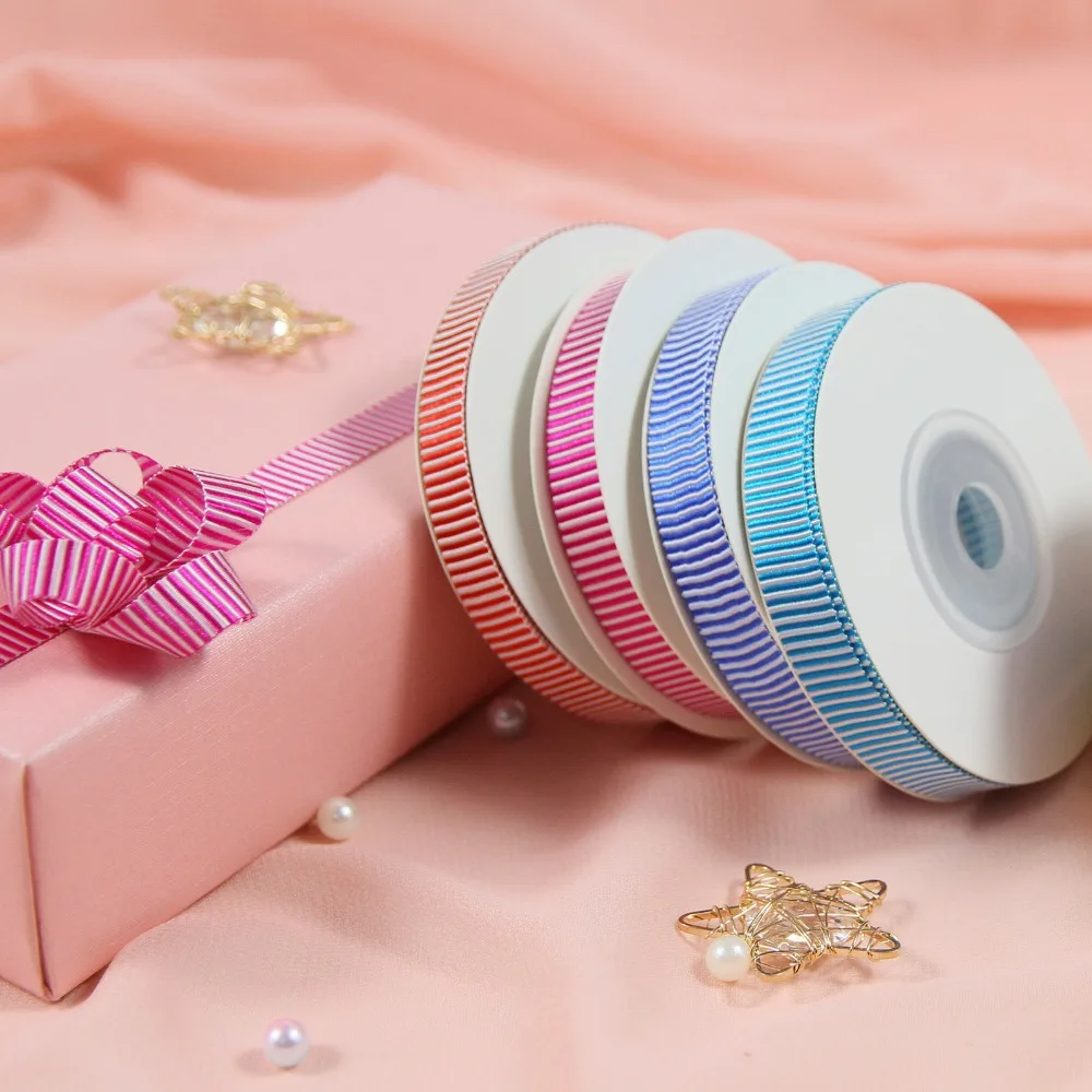 Лента с геометрическим рисунком для упаковки подарков 9 мм 10 ярдов/партия | Дом и