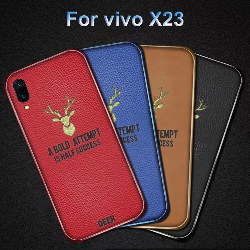 6 41 &quotдля vivo X23 чехол с покрытием из искусственной кожи Мягкий для телефона vivoX23